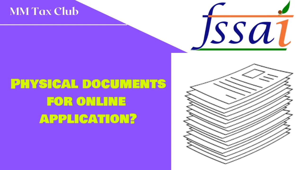  Physical documents  for online  application?